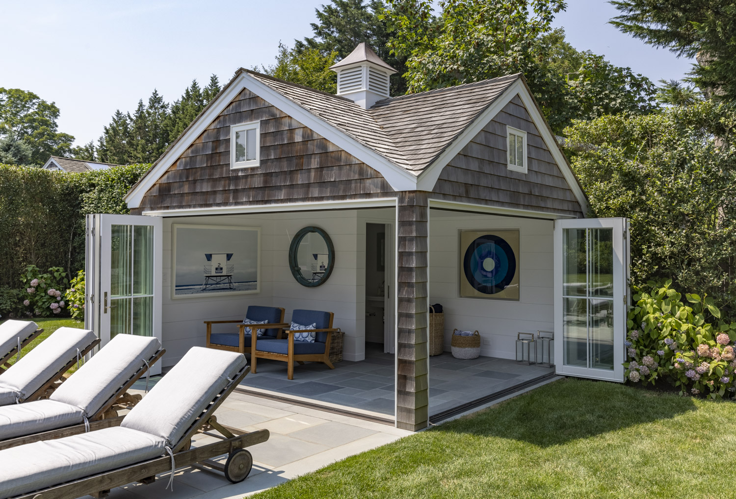 Photo of construction by Ronald Webb Builder.